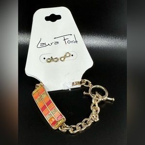 Laura Ford bracelet and earrings